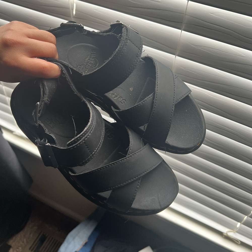 Dr. Martens Black Sandals